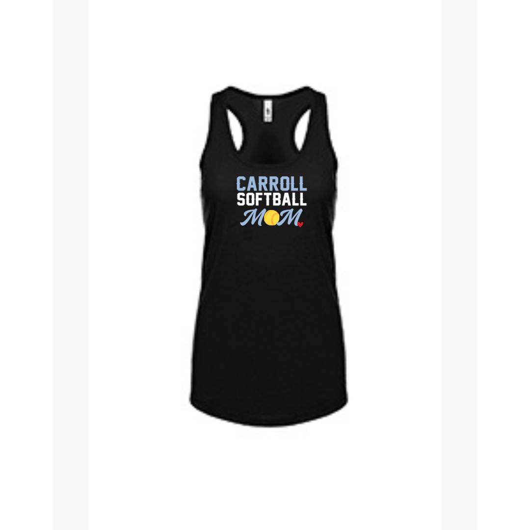 MOM Racerback Tank - CARROLL SOFTBALL