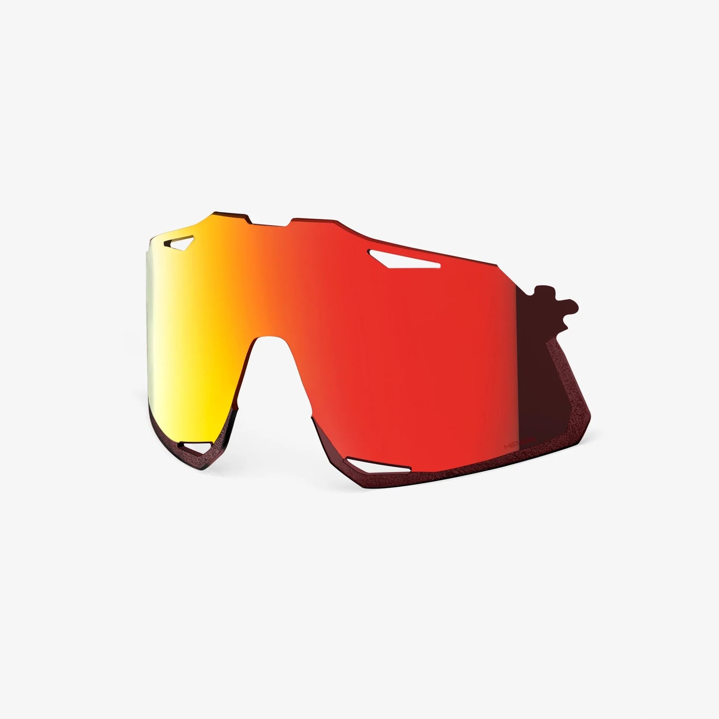 100% - HYPERCRAFT Matte Black - HiPER Red Multilayer Mirror Lens