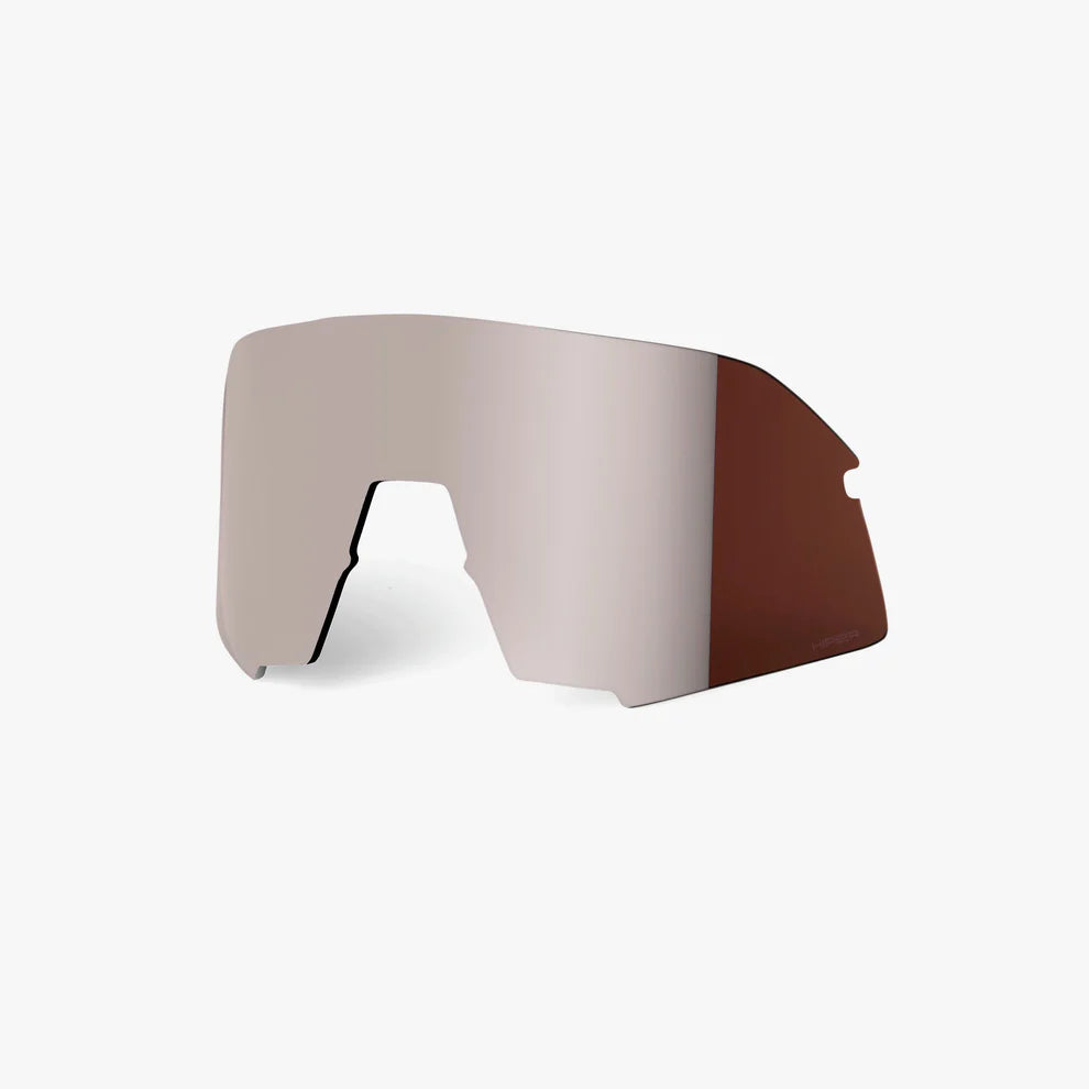 100% -S3 Soft Tact Stone Grey - HiPER Crimson Silver Mirror Lens