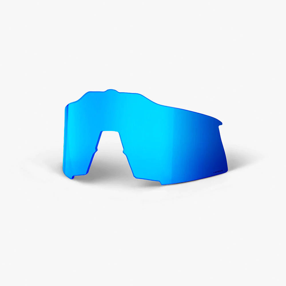 100% - SPEEDCRAFT Matte Black - HiPER Blue Multilayer Mirror Lens