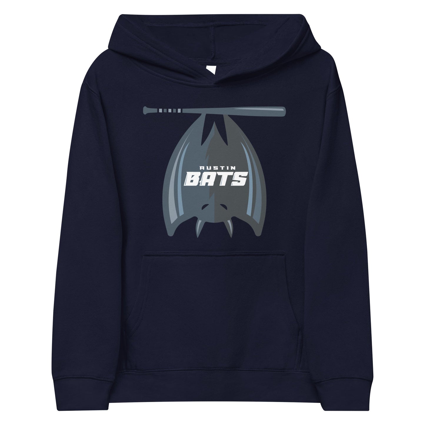 Austin Bats Kids fleece hoodie Bat Club USA