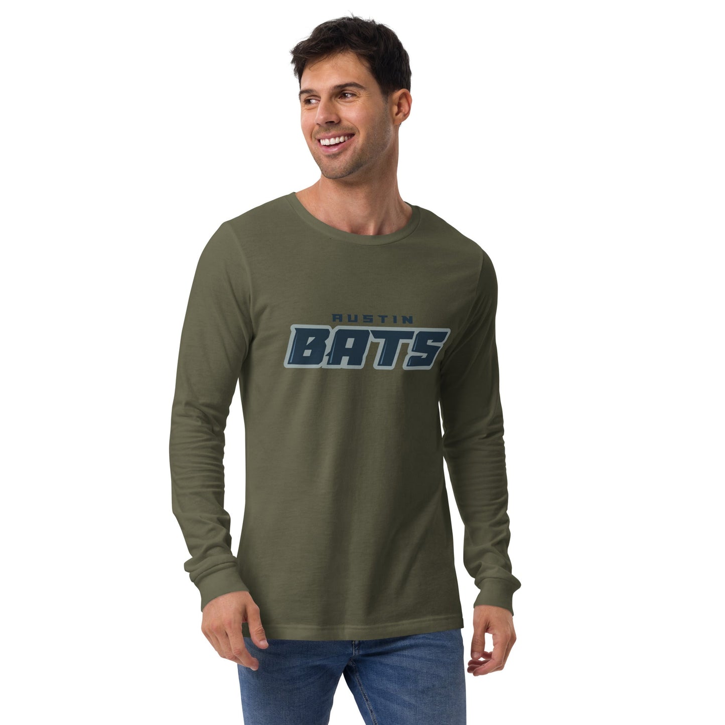Austin Bats Unisex Long Sleeve Tee Bat Club USA