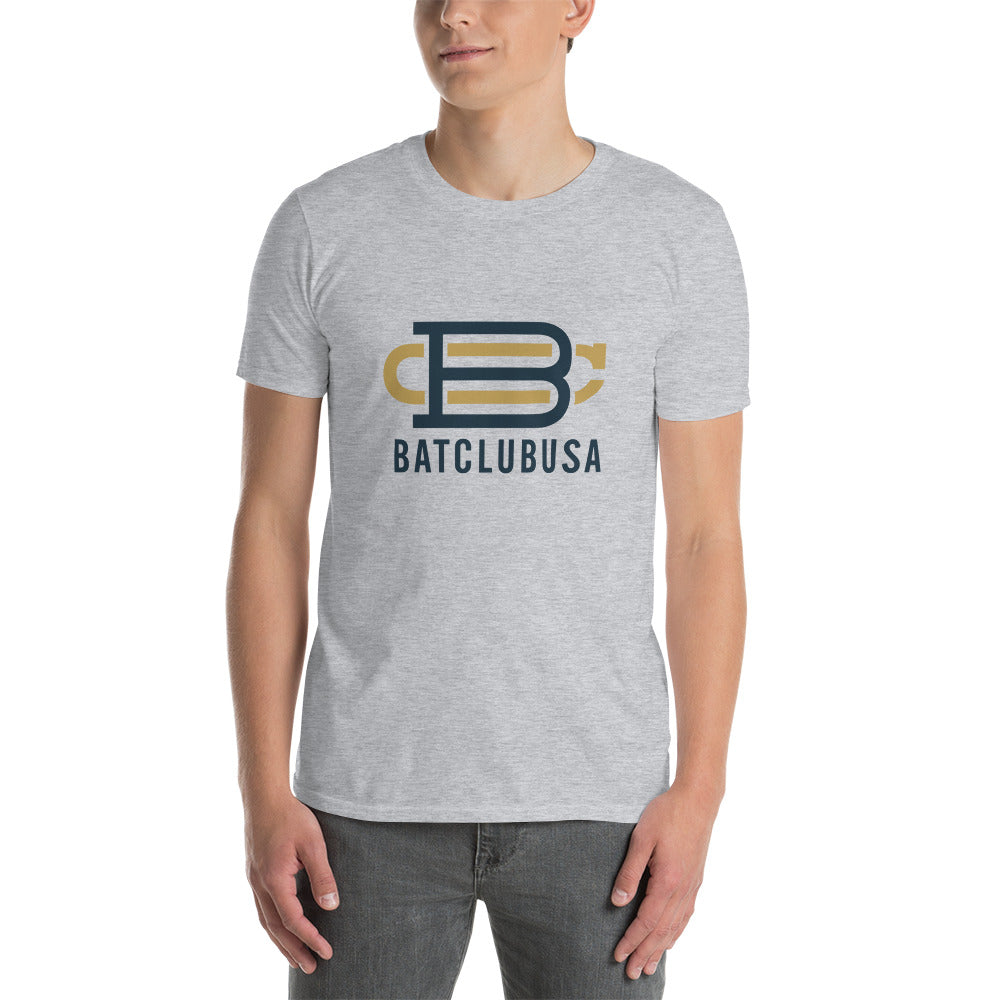 BC Logo White Unisex T-Shirt Bat Club USA