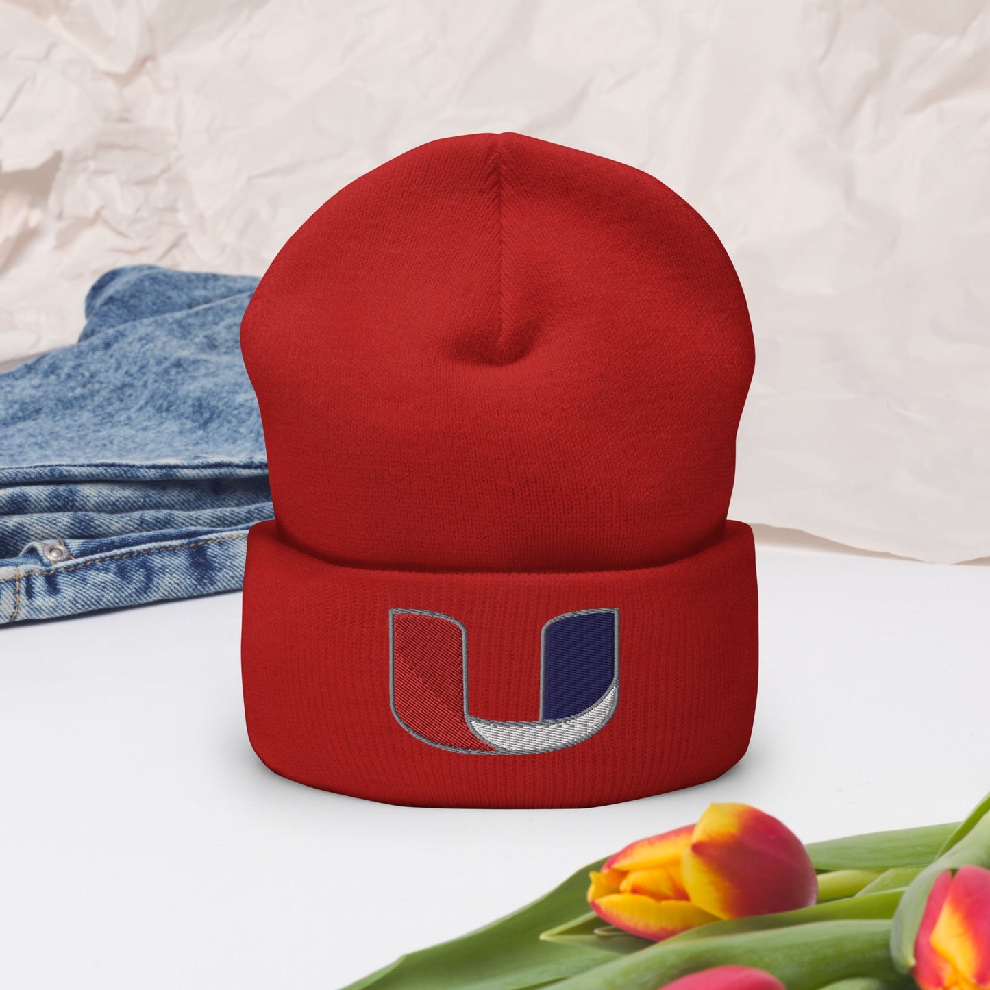 Baseball Utility Cuffed Beanie Bat Club USA