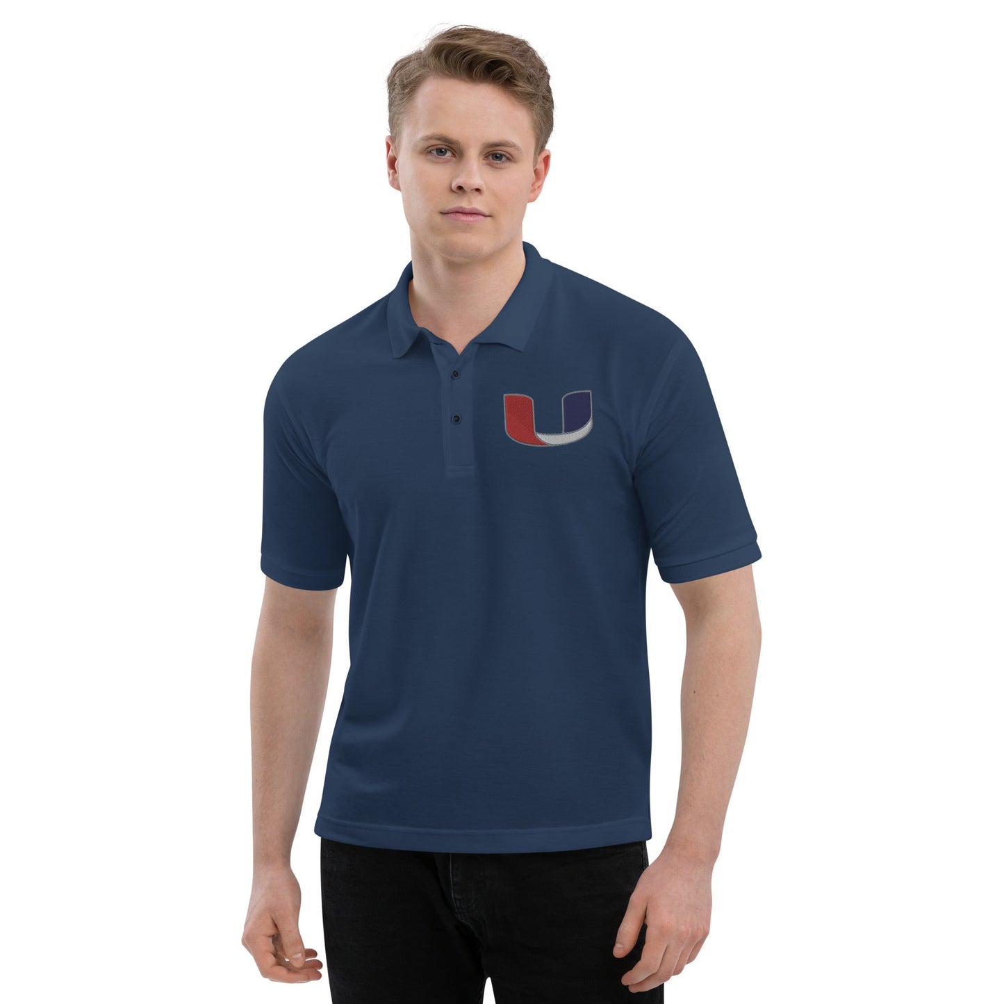Baseball Utility Men's Premium Polo Bat Club USA