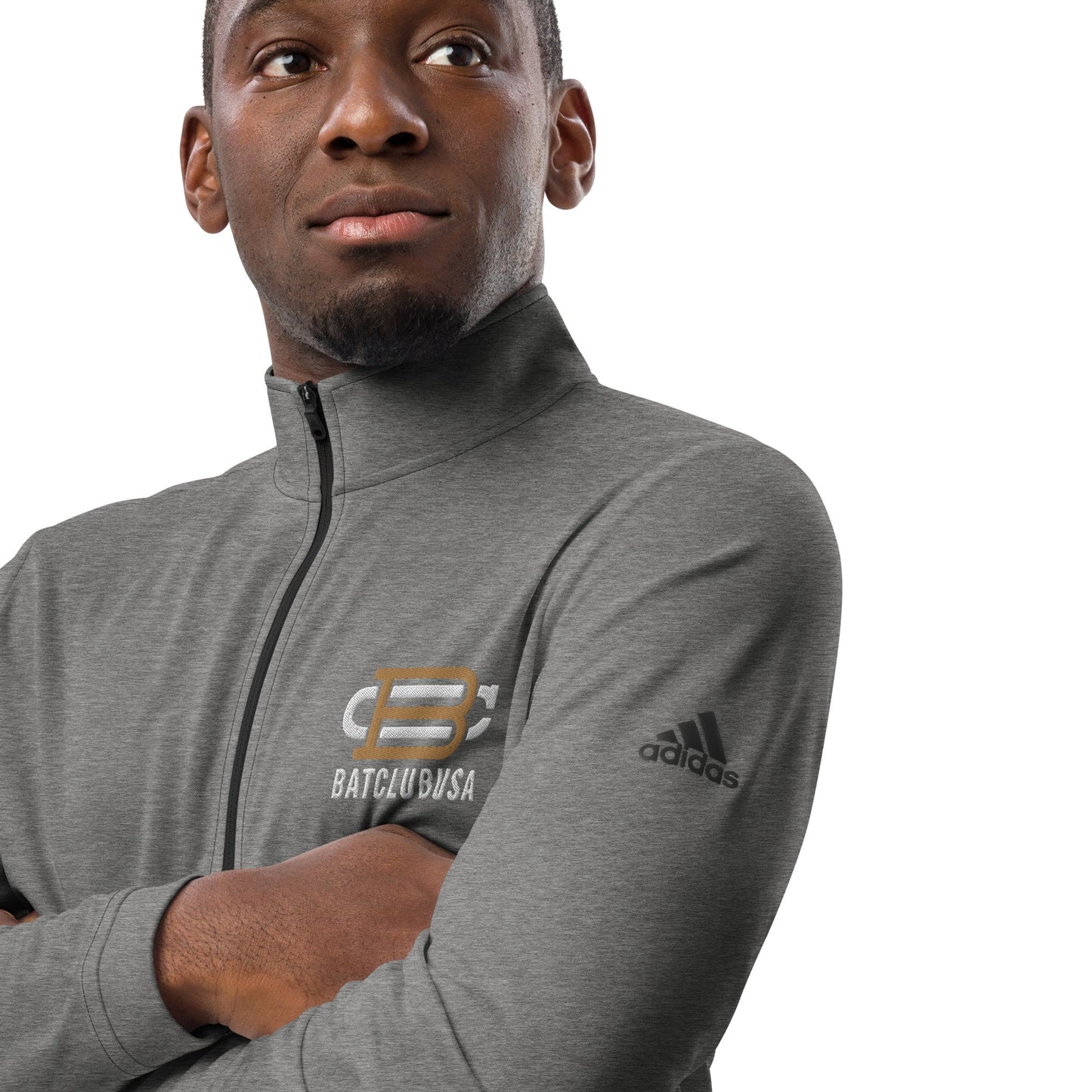 Bat Club Adidas Quarter zip pullover Bat Club USA