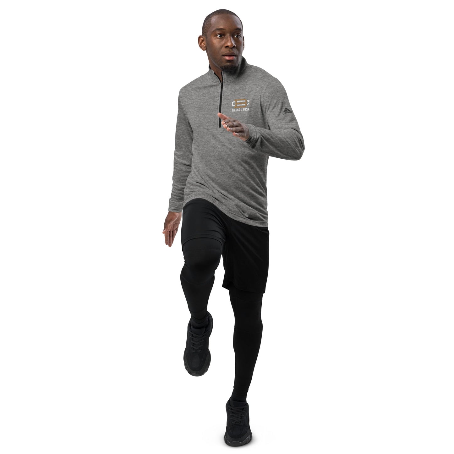 Bat Club Adidas Quarter zip pullover Bat Club USA