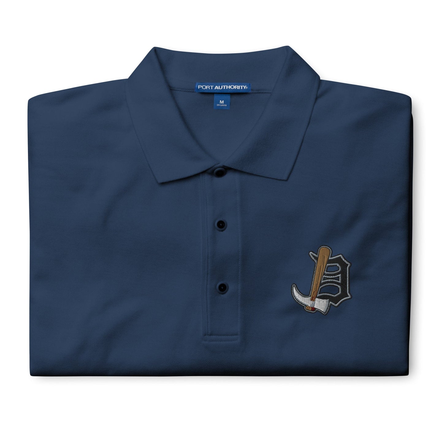 Detroit Diamond Jaxx Men's Premium Polo Bat Club USA
