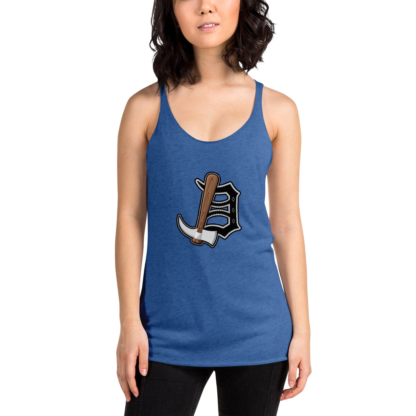 Detroit Diamond Jaxx Women's Racerback Tank Bat Club USA