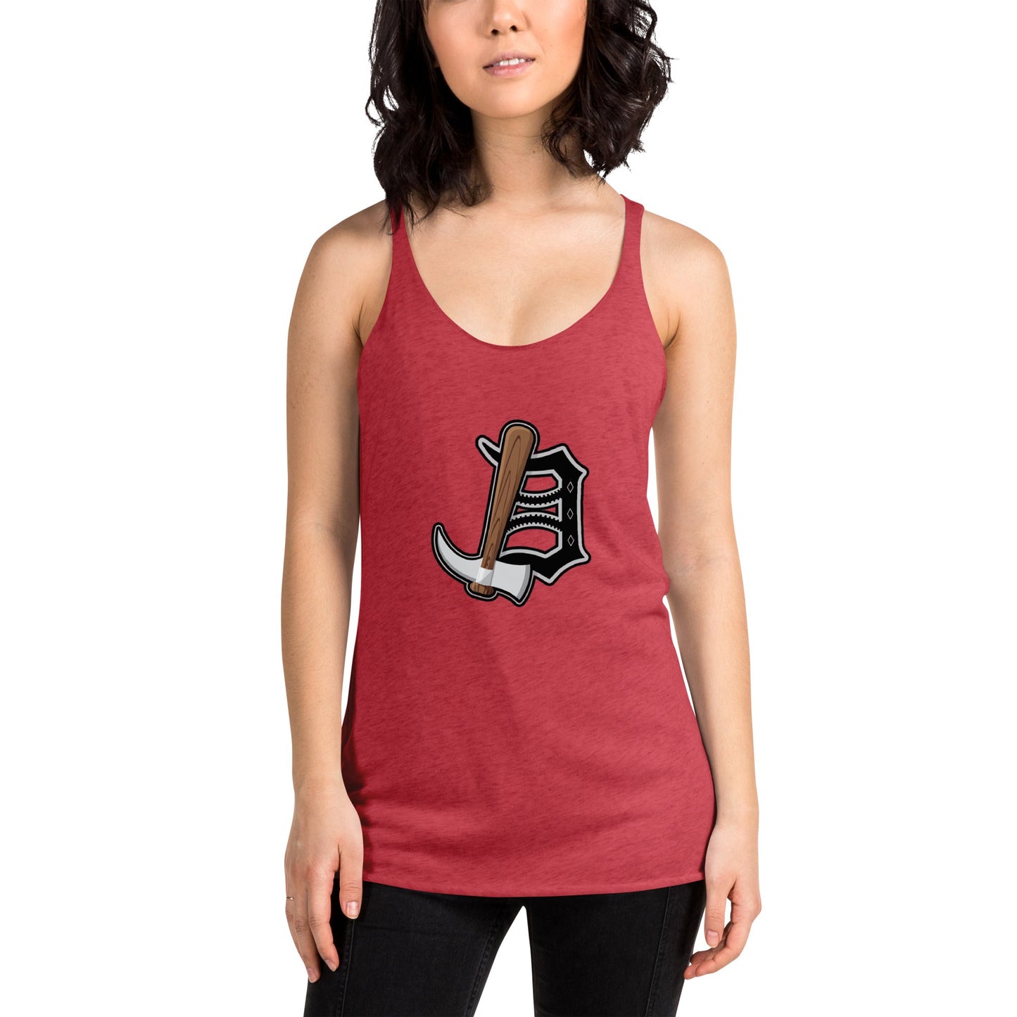 Detroit Diamond Jaxx Women's Racerback Tank Bat Club USA
