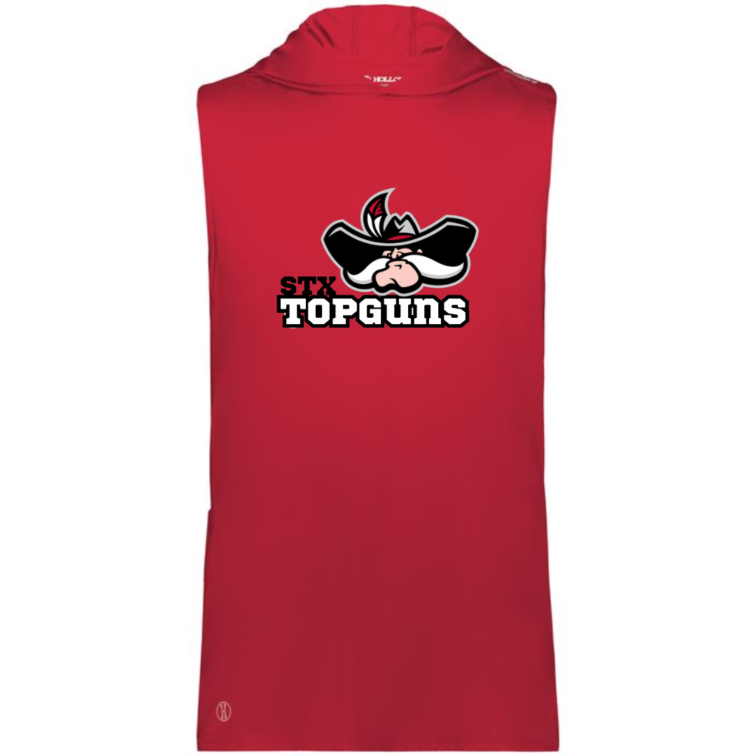 Sleeveless DriFit Hoodie - STX TopGun
