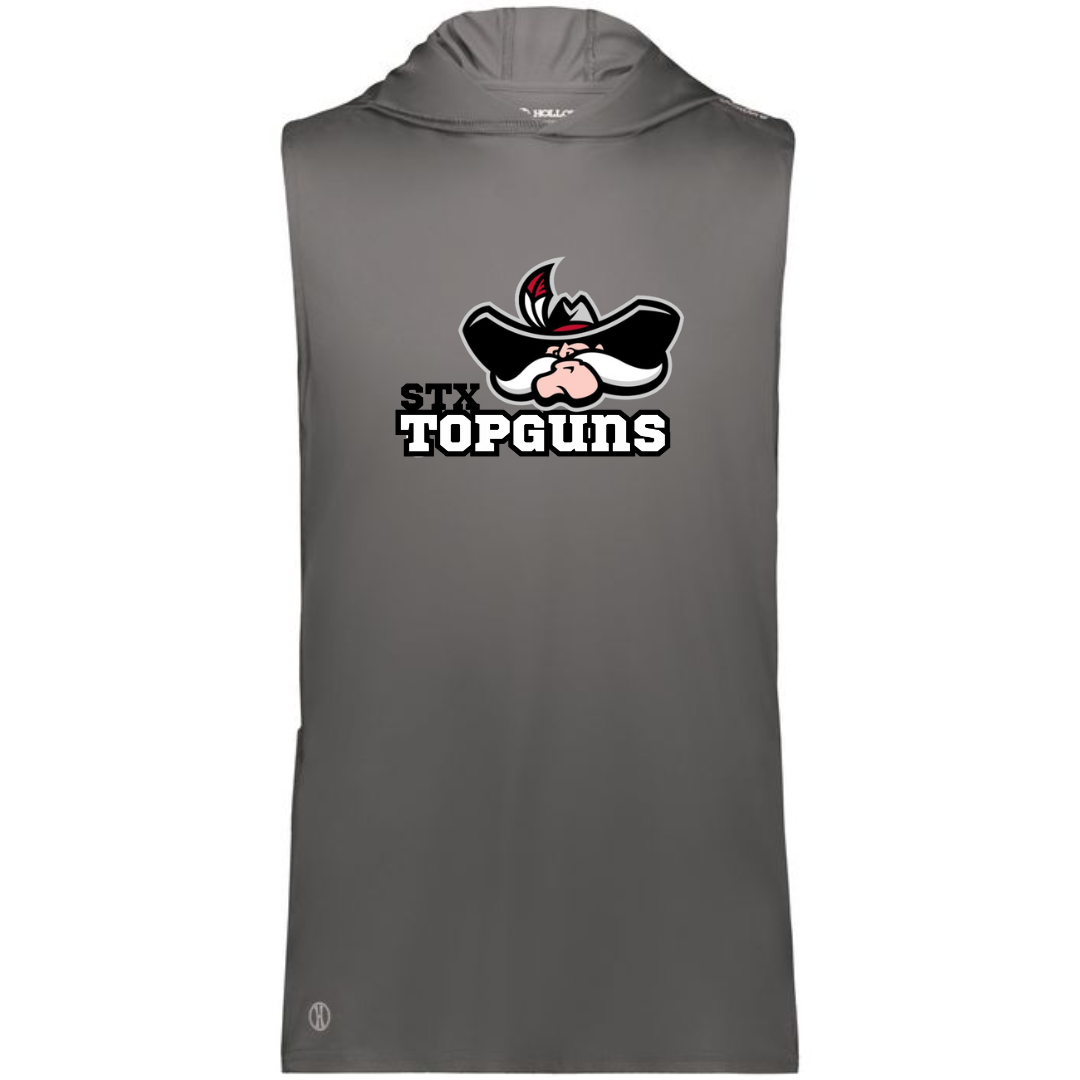 Sleeveless DriFit Hoodie - STX TopGun