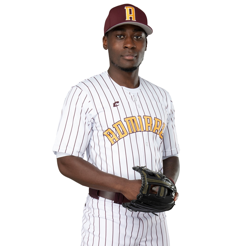 SUBLIMATED BASEBALL FULL BUTTON FITTED JERSEY - TEAM ADVANTAGE ONLY