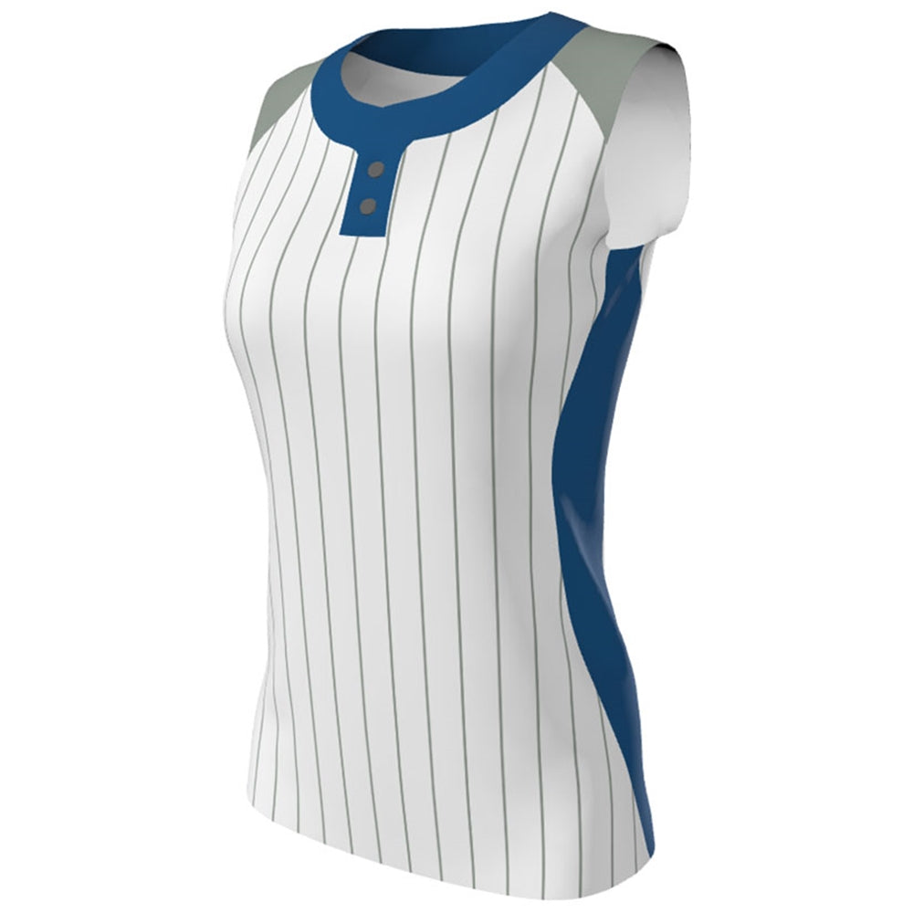 SUBLIMATED SOFTBALL TWO BUTTON OR V-NECK JERSEY - TEAM ADVANTAGE ONLY