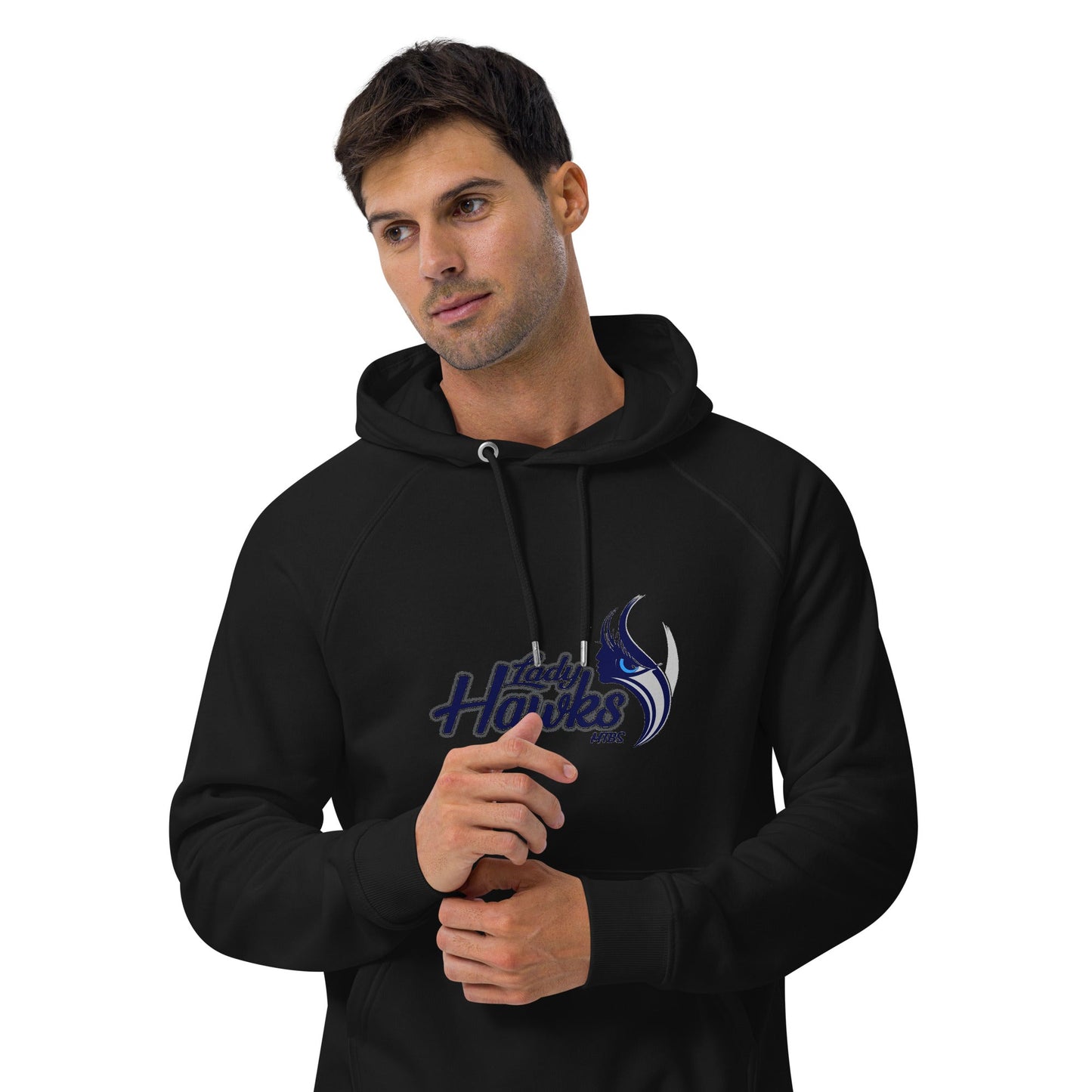 MTBS Lady Hawks Unisex eco raglan hoodie Bat Club USA