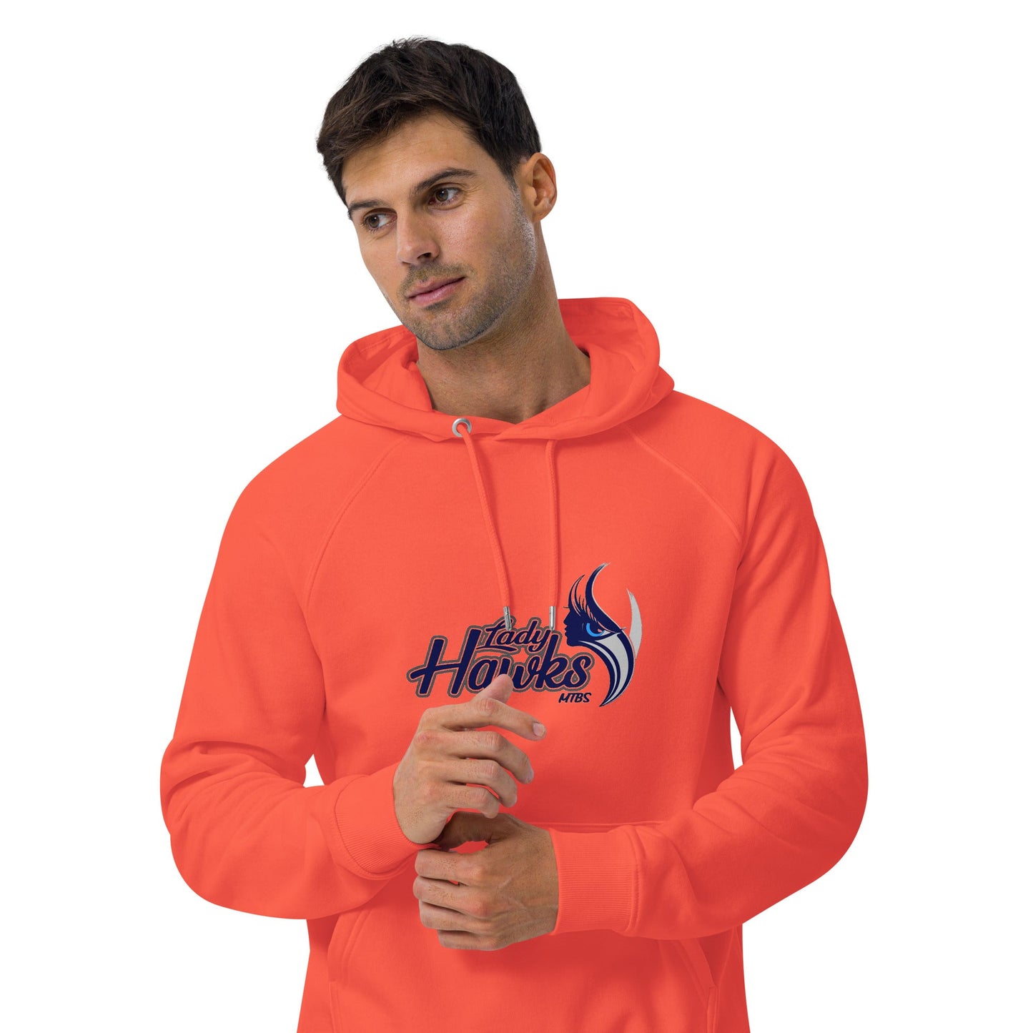 MTBS Lady Hawks Unisex eco raglan hoodie Bat Club USA