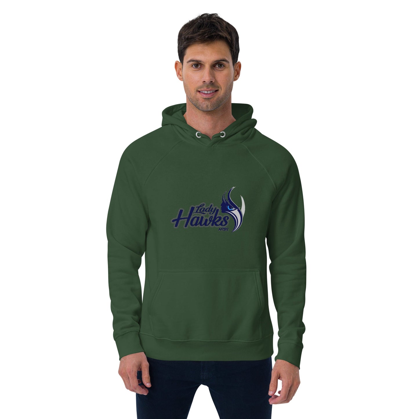 MTBS Lady Hawks Unisex eco raglan hoodie Bat Club USA