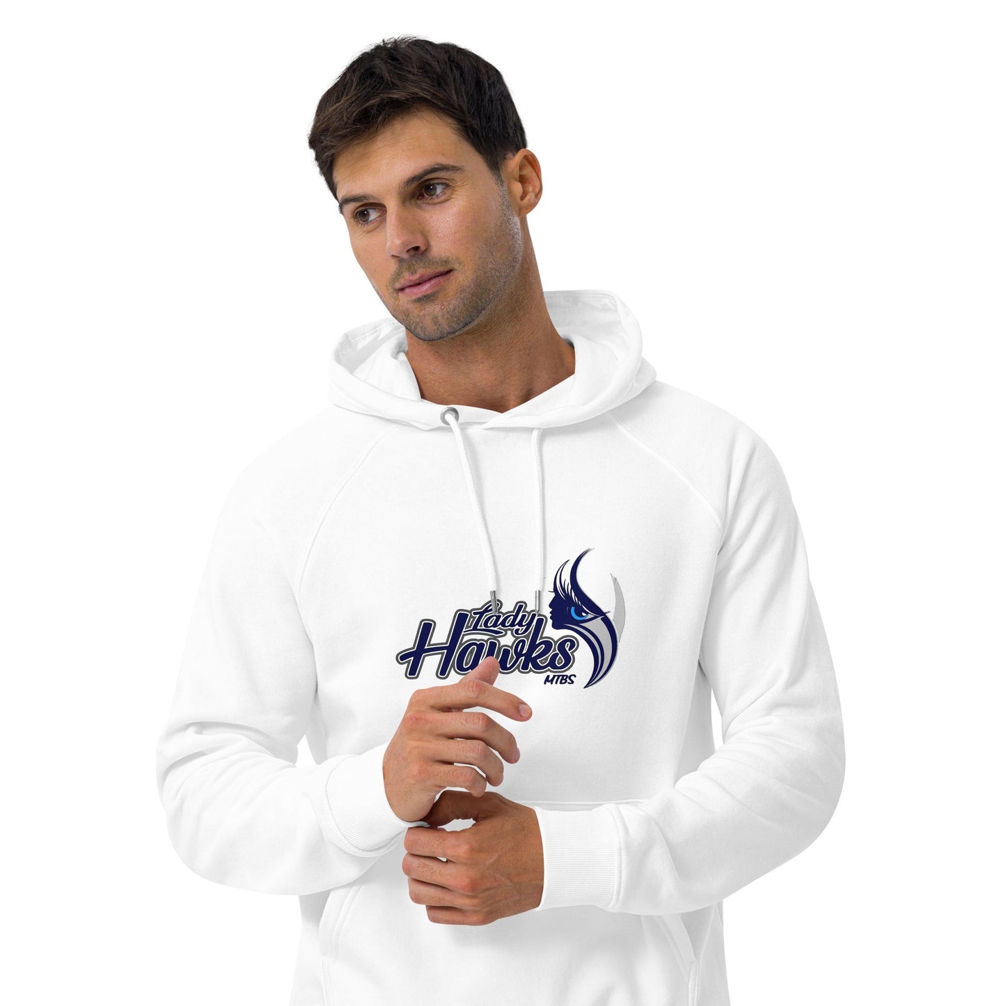 MTBS Lady Hawks Unisex eco raglan hoodie Bat Club USA