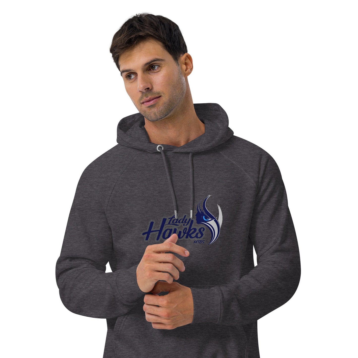 MTBS Lady Hawks Unisex eco raglan hoodie Bat Club USA