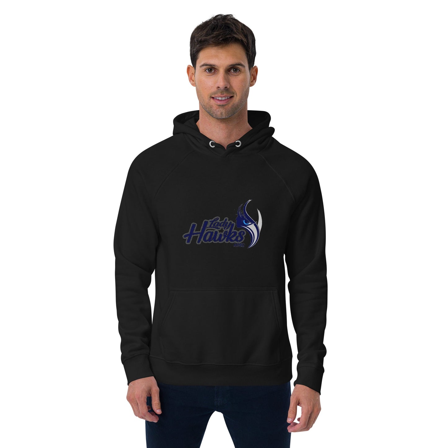 MTBS Lady Hawks Unisex eco raglan hoodie Bat Club USA