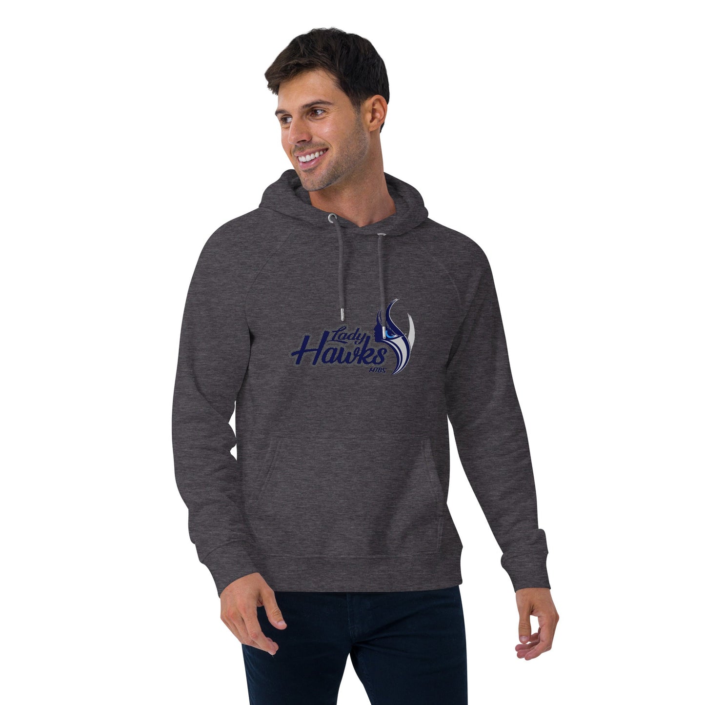 MTBS Lady Hawks Unisex eco raglan hoodie Bat Club USA