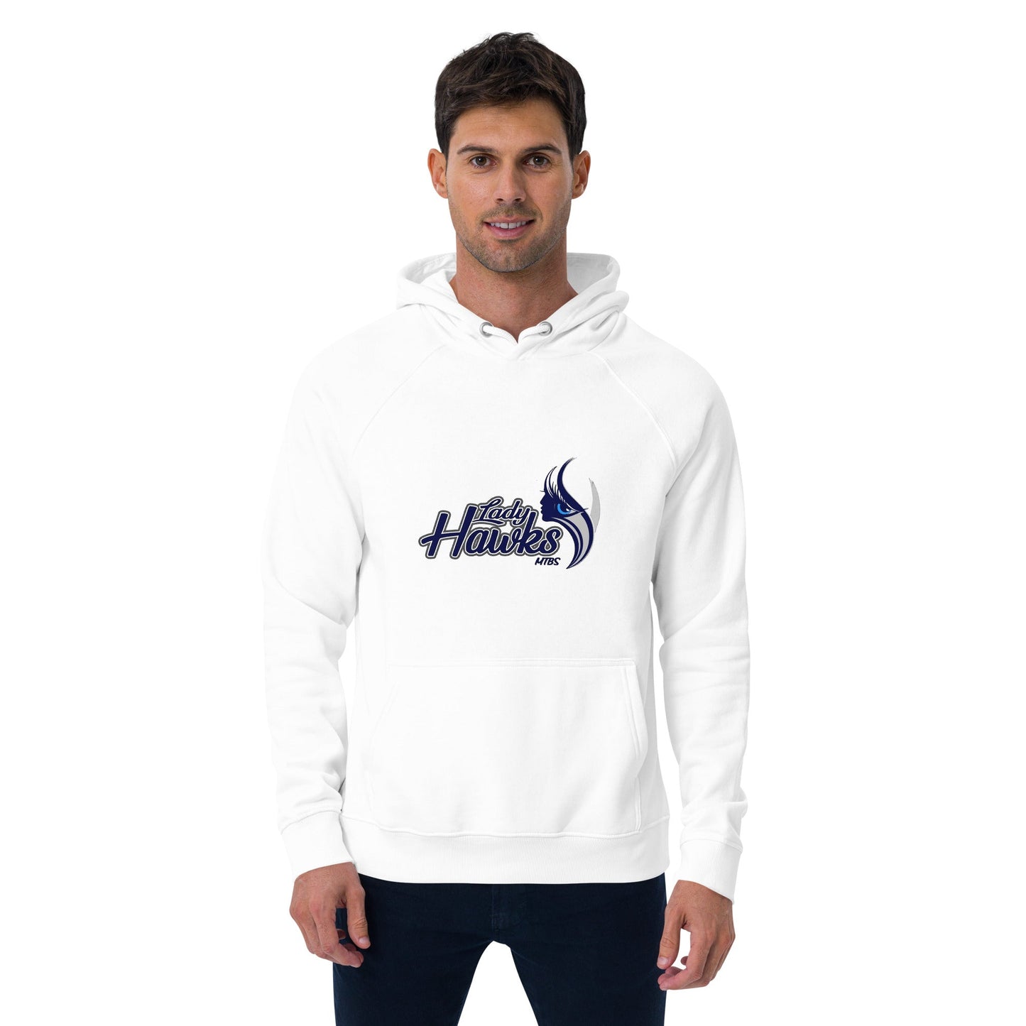 MTBS Lady Hawks Unisex eco raglan hoodie Bat Club USA