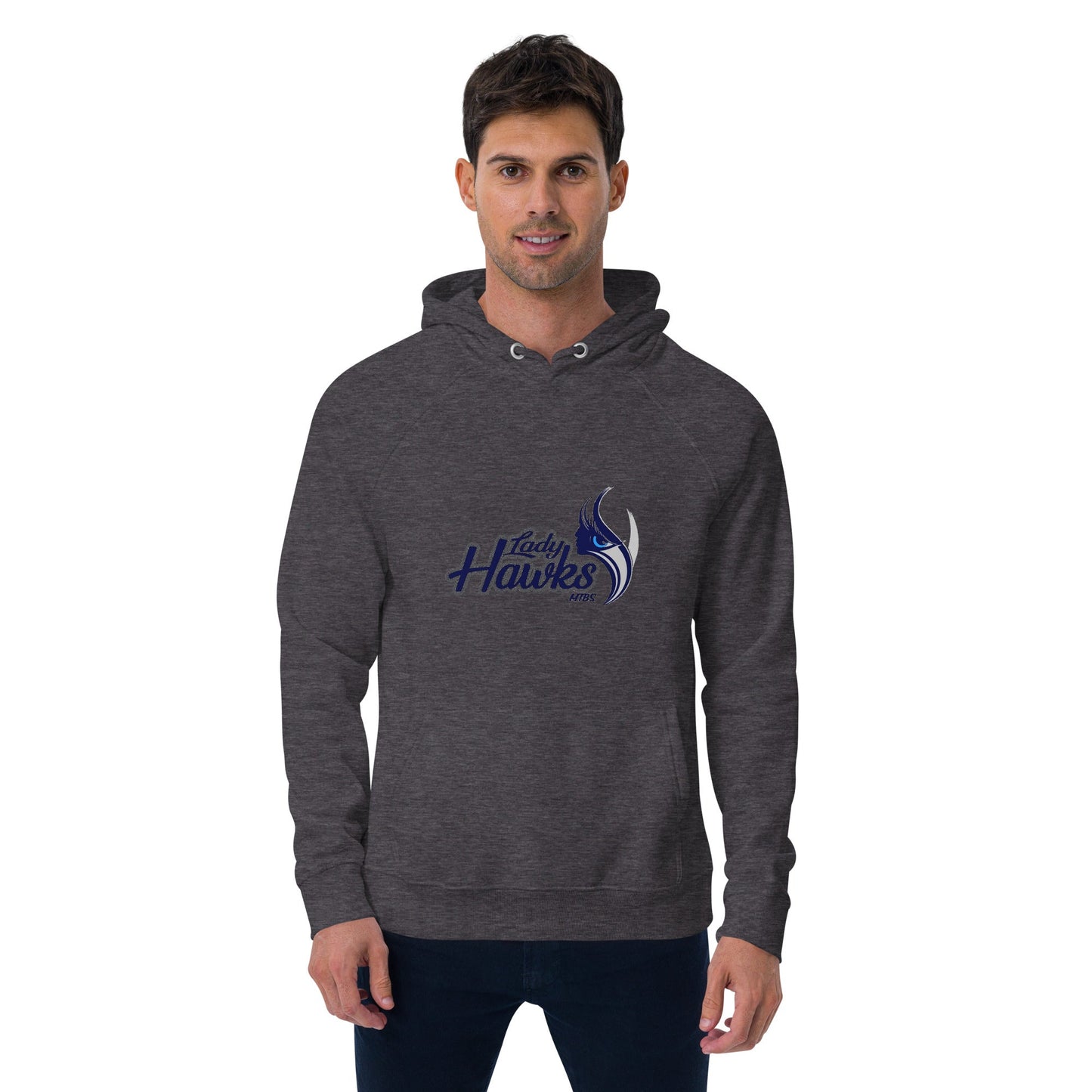 MTBS Lady Hawks Unisex eco raglan hoodie Bat Club USA