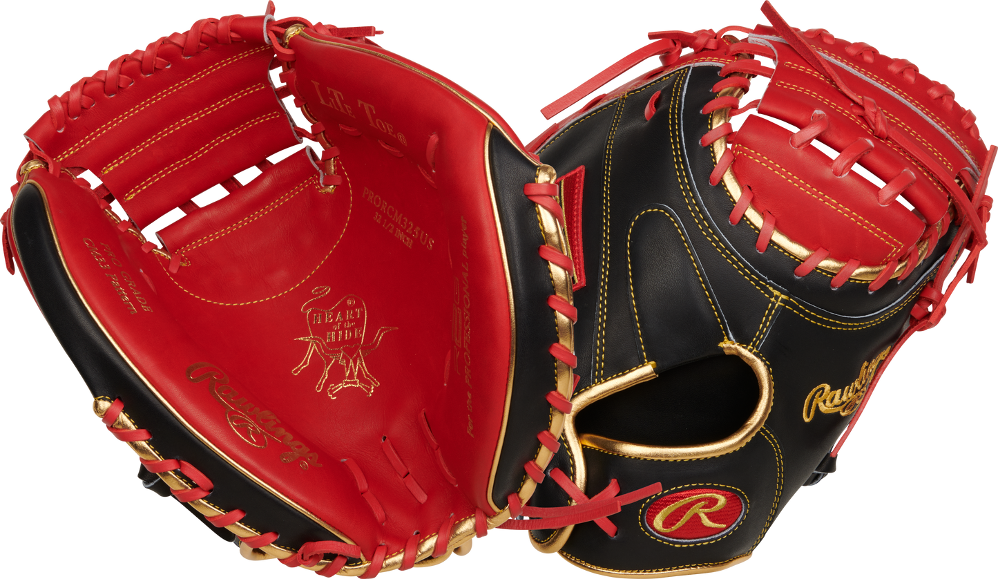 RAWLINGS HEART OF THE HIDE WITH CONTOUR TECHNOLOGY CATCHERS MITT 32.5-INCH BASEBALL GLOVE Bat Club USA