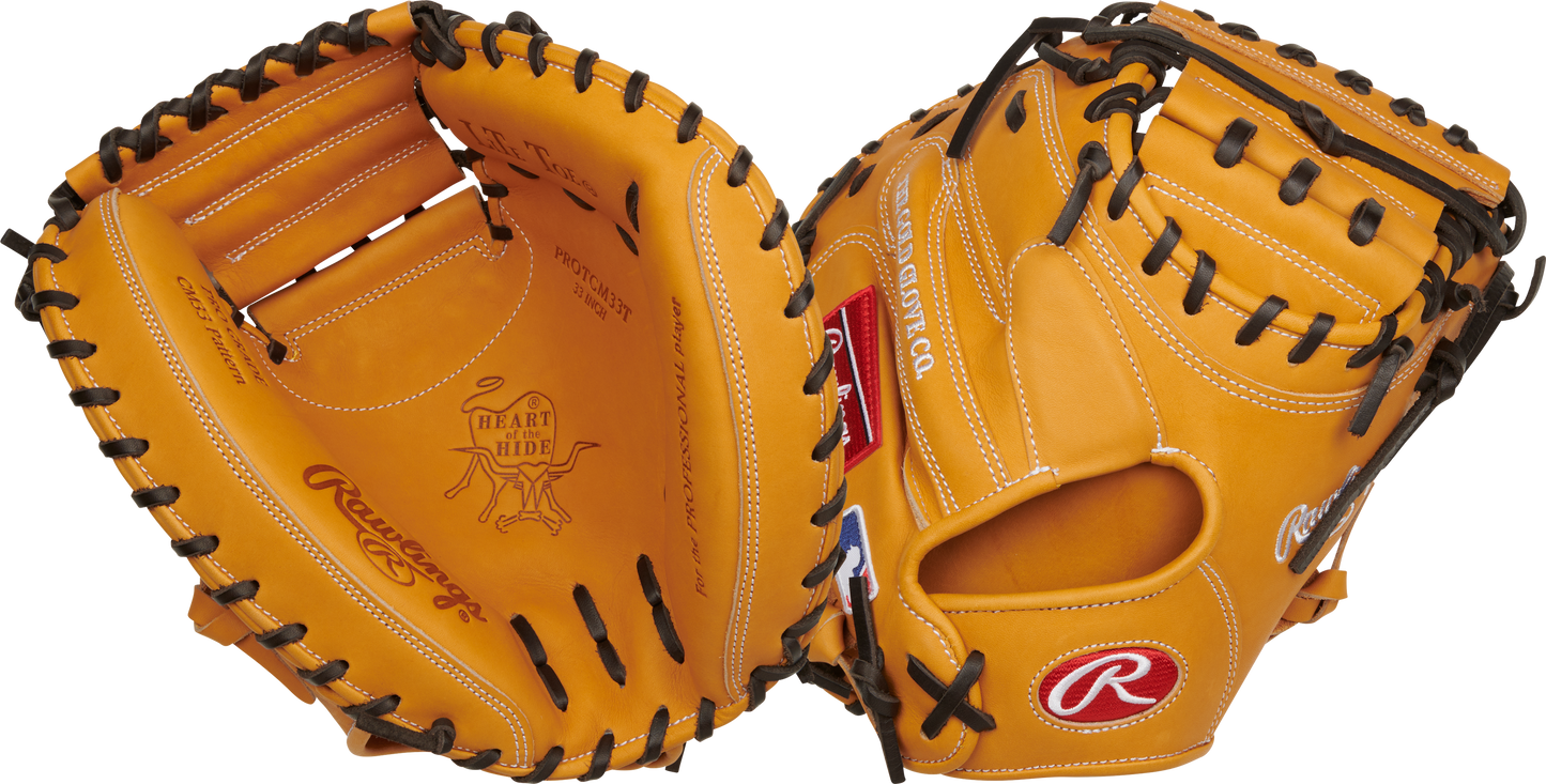 RAWLINGS HEART OF THE HIDE TRADITIONAL SERIES CATCHERS MITT 33-INCH BASEBALL GLOVE Bat Club USA
