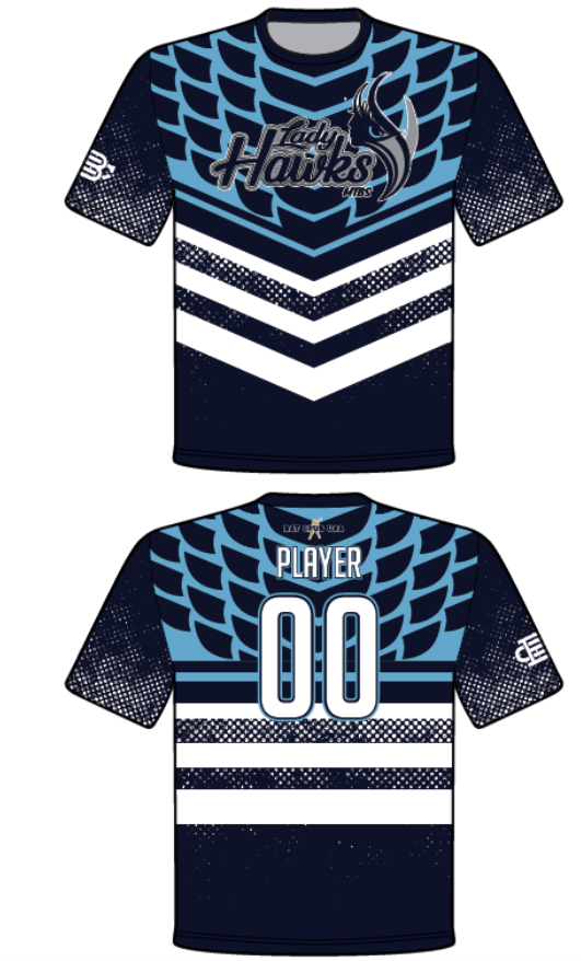 MTBS Lady Hawks Team & Fan Jersey WINGS