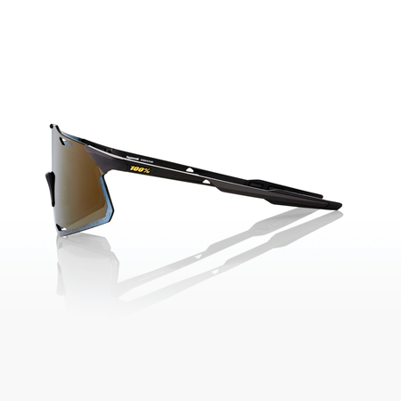 100% - HYPERCRAFT Matte Black - Soft Gold Mirror Lens