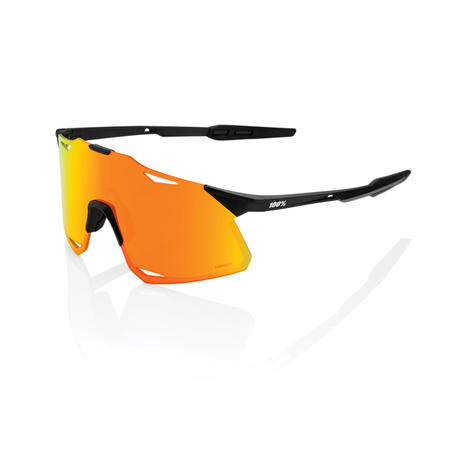 100% - HYPERCRAFT Matte Black - HiPER Red Multilayer Mirror Lens