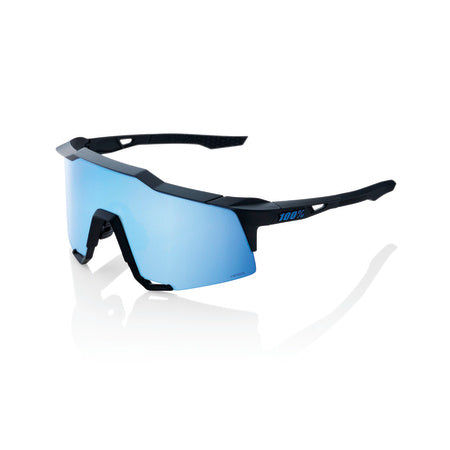 100% - SPEEDCRAFT Matte Black - HiPER Blue Multilayer Mirror Lens
