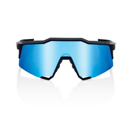 100% - SPEEDCRAFT Matte Black - HiPER Blue Multilayer Mirror Lens