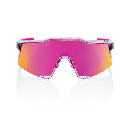 100% - SPEEDCRAFT Polished Translucent Grey - Purple Multilayer Mirror Lens