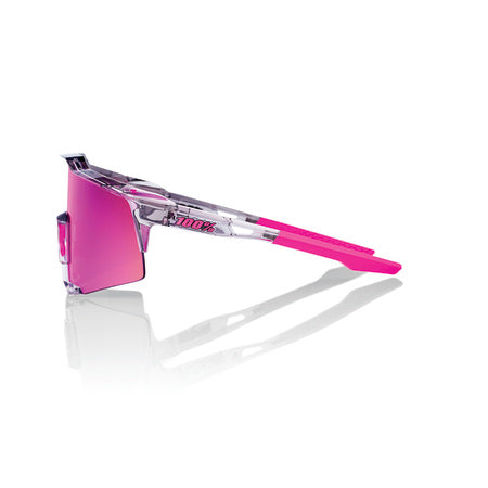 100% - SPEEDCRAFT Polished Translucent Grey - Purple Multilayer Mirror Lens