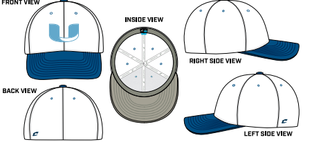 BU CAPS-individual fan orders Bat Club USA