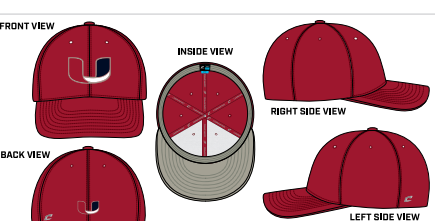 BU CAPS-individual fan orders Bat Club USA