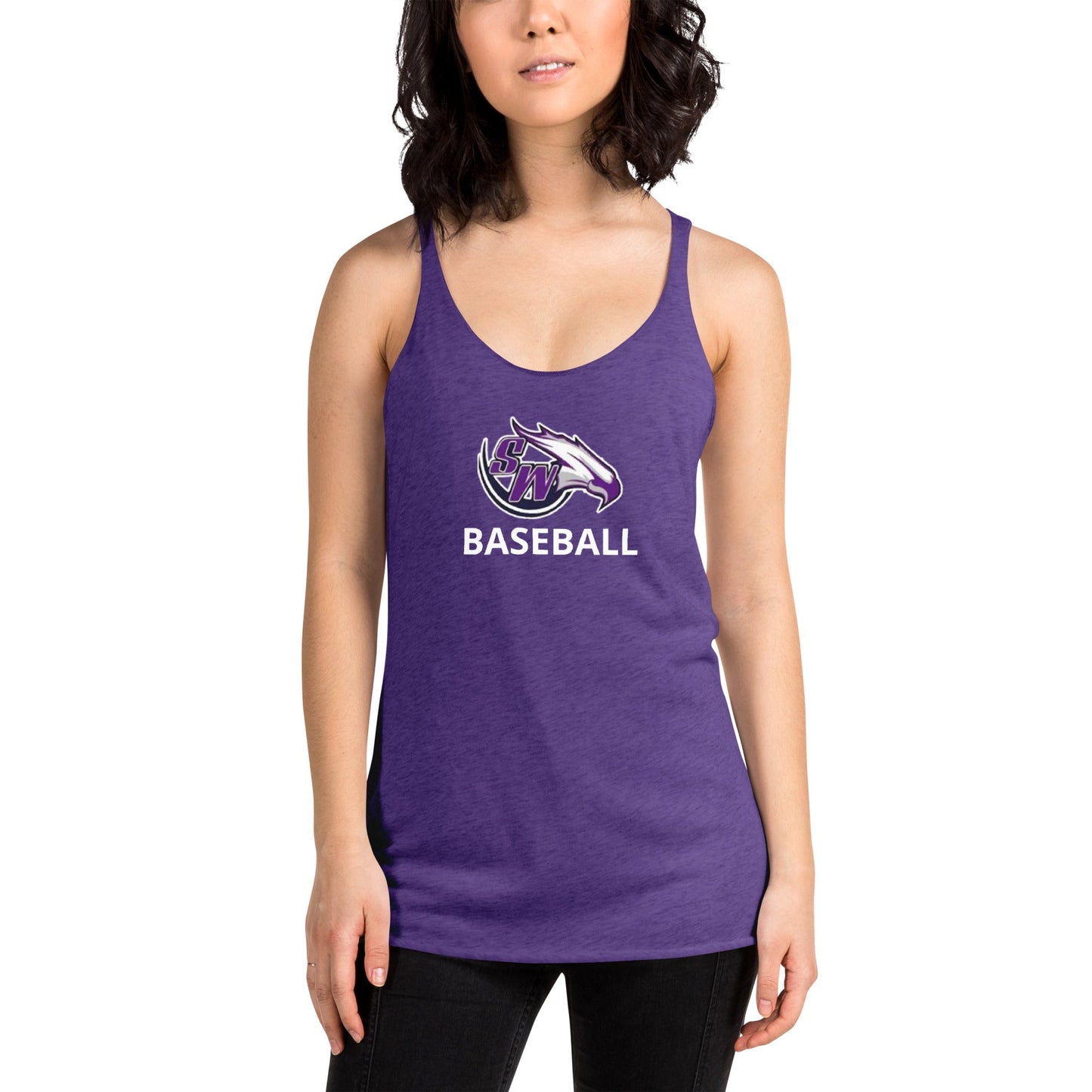Southwest Baseball Women's Racerback Tank Bat Club USA