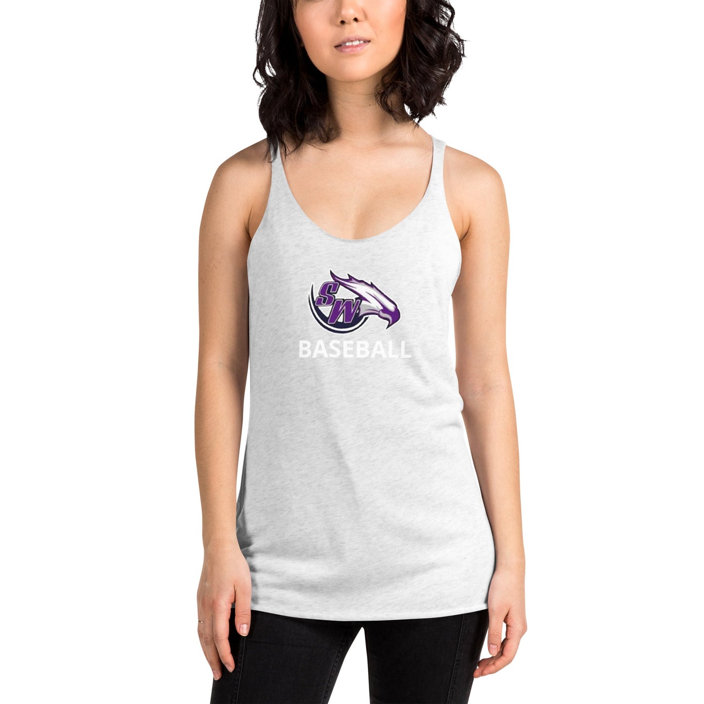 Southwest Baseball Women's Racerback Tank Bat Club USA