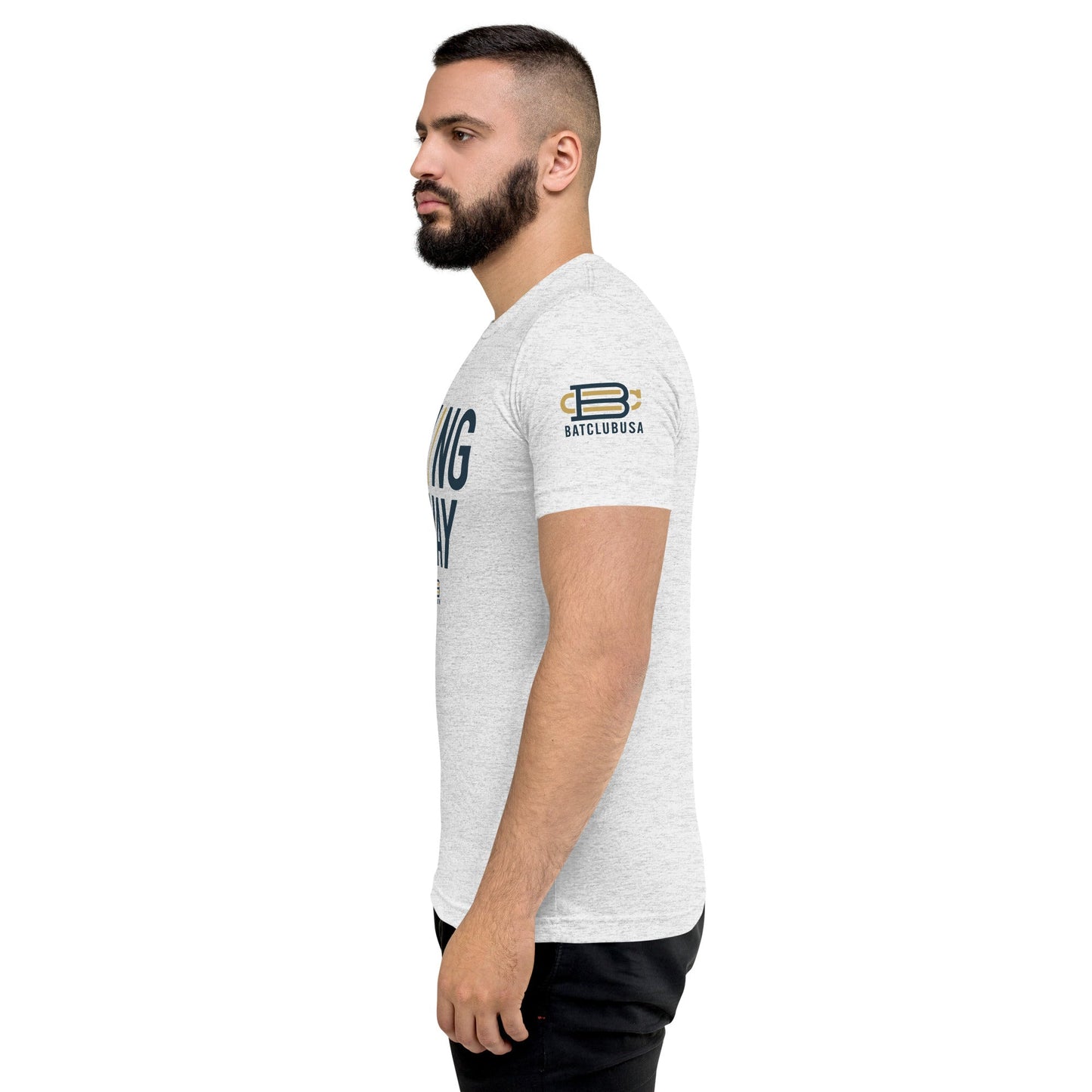Swing Away - Gray Short sleeve t-shirt Bat Club USA