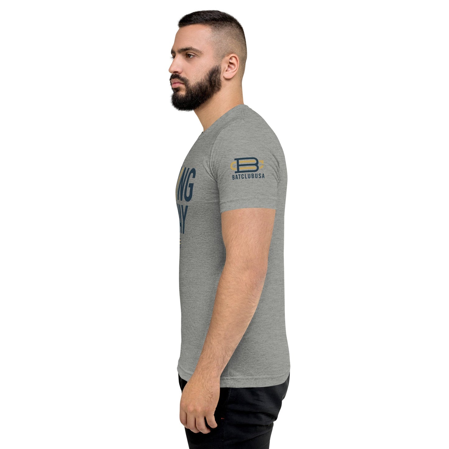 Swing Away - Gray Short sleeve t-shirt Bat Club USA
