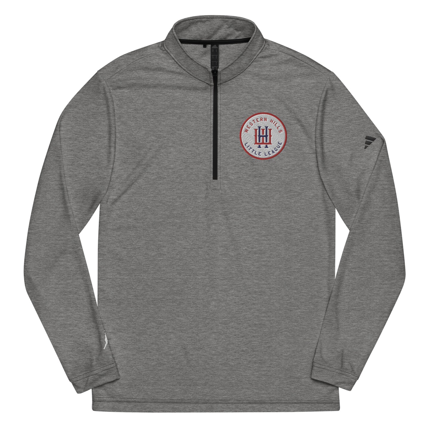 Western Hills Adidas Quarter zip pullover Bat Club USA