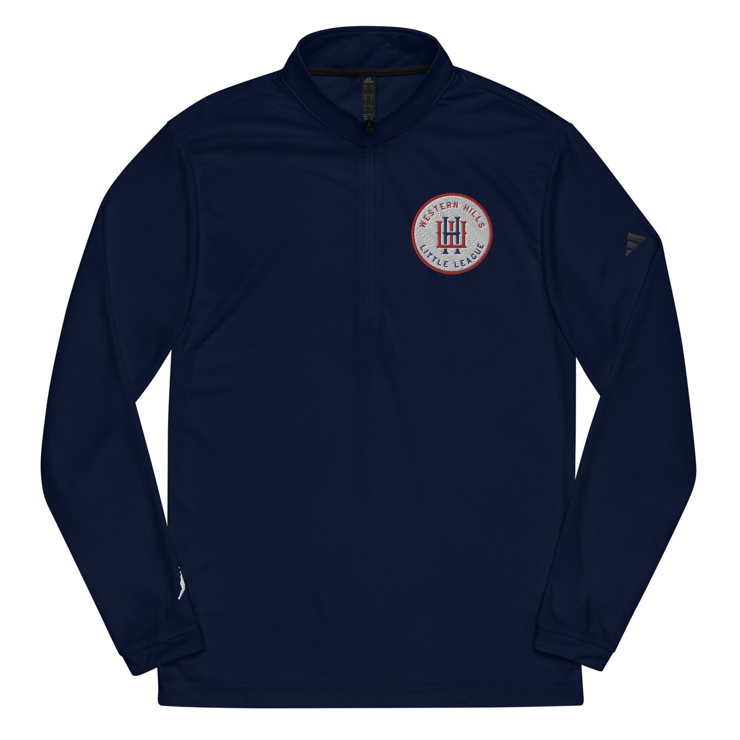 Western Hills Adidas Quarter zip pullover Bat Club USA