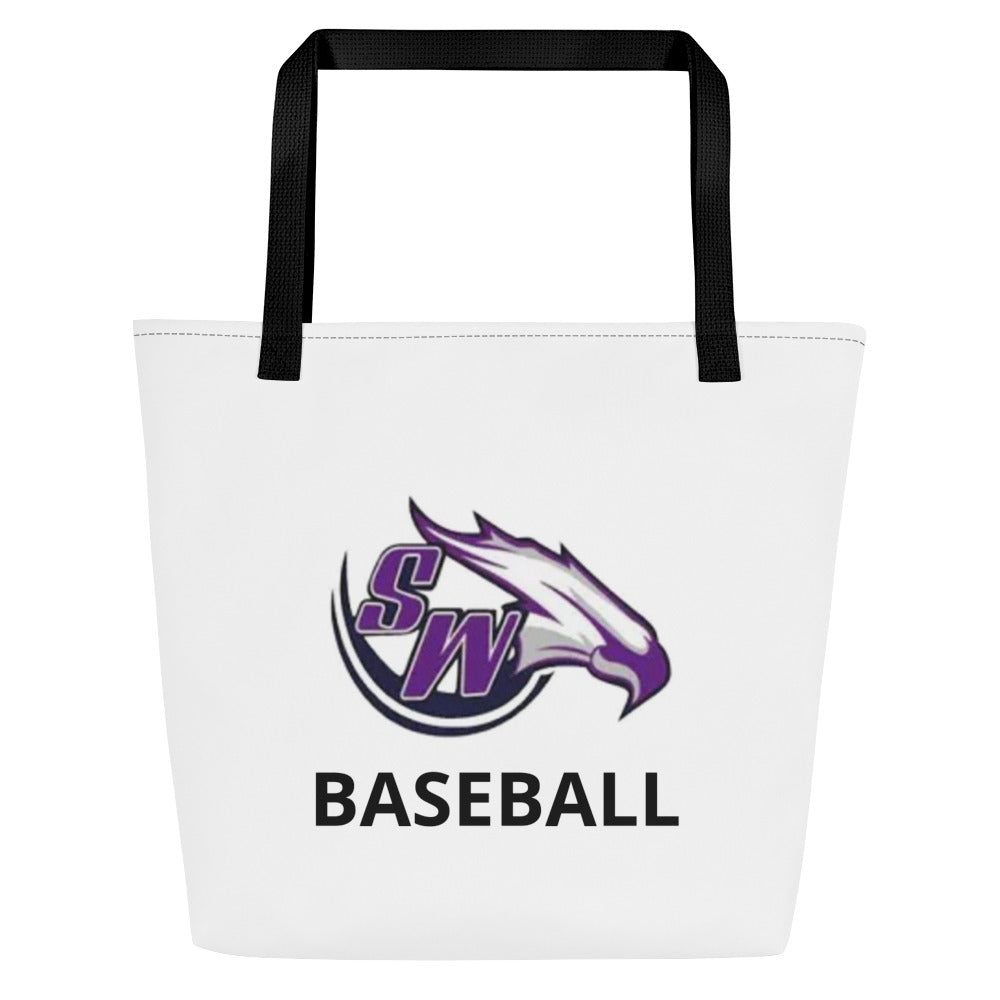 Southwest Baseball Large Tote Bag