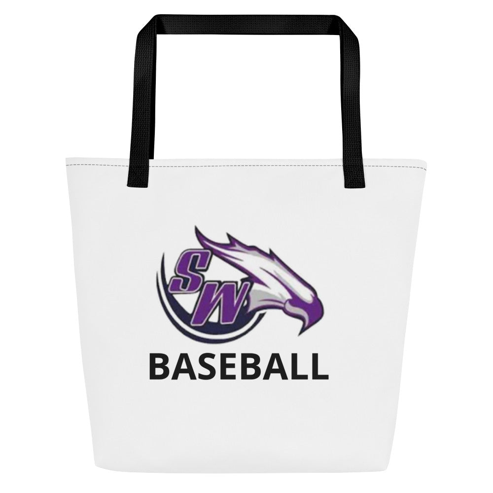 Southwest Baseball Large Tote Bag