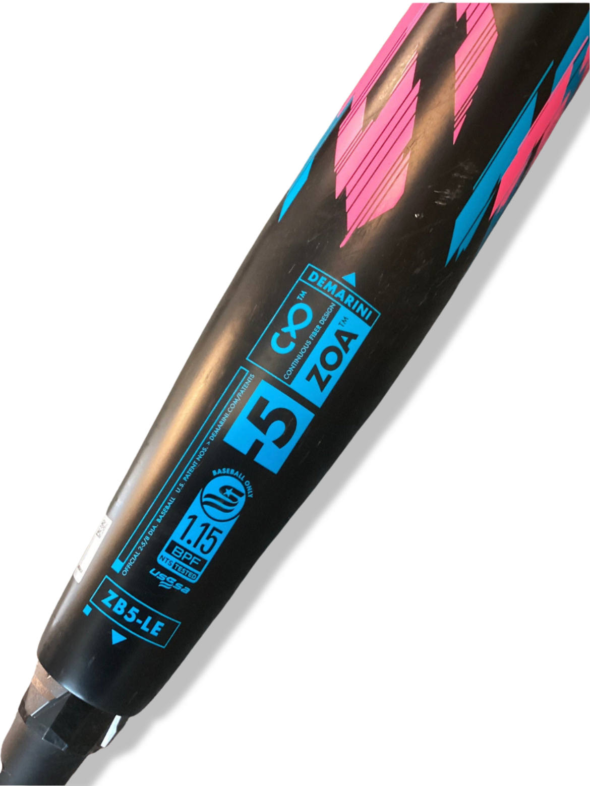 2022 Demarini Zoa Glitch (-5) 32 in - Used