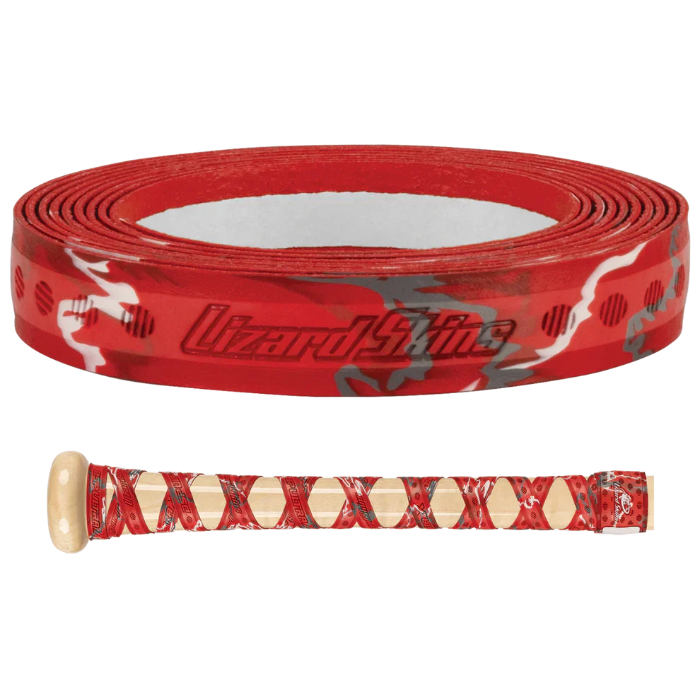 Lizard Skins DSP Ultra X Bat Grip Red Camo 0.5mm Bat Club USA