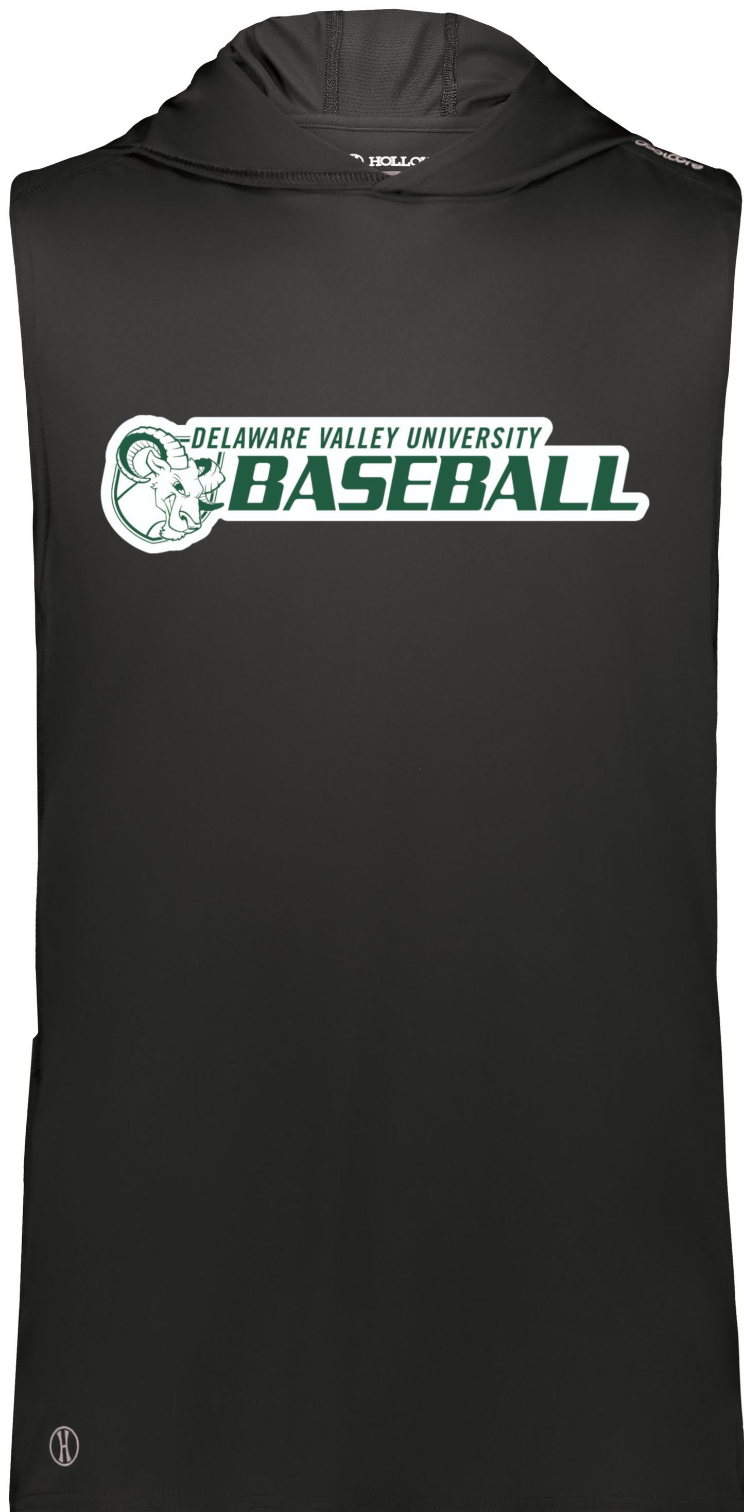 DVU Baseball Sleeveless Hoodie Powered by Coolcore®