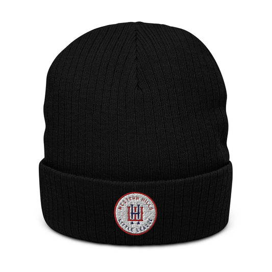 Western Hills Ribbed knit beanie Bat Club USA